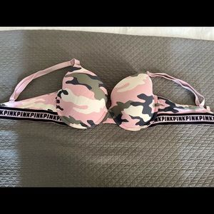 Pink everywhere lightly padded T-shirt bra 36D